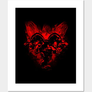 Demon Cat Posters and Art